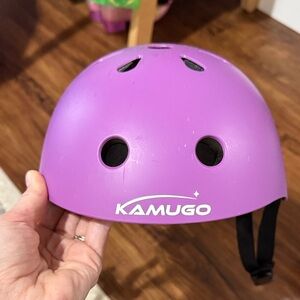 Purple Kids Safety Helmet